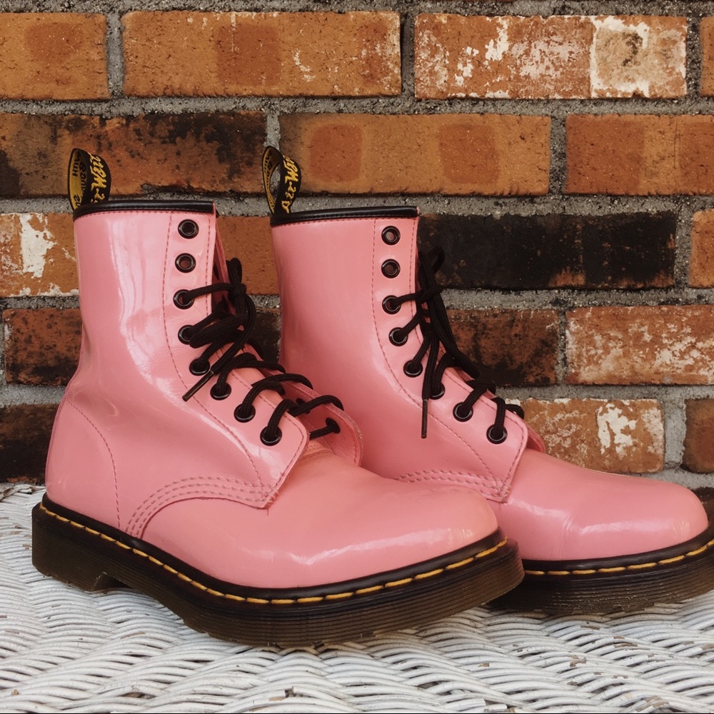 Pink Dr. Martens